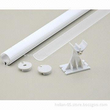 Hot Extruded Round Aluminum Extrusion Accessories with PMMA Diffuser from China